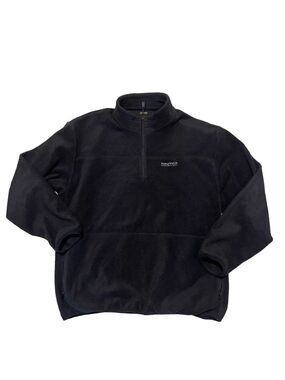 Men’s Nautica Vintage Black Fleece Pullover Sweater Size XXL!